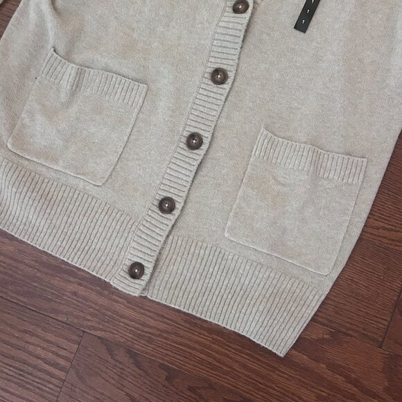 NWT Torrid Vegan Cashmere Boyfriend Cardigan V-Neck Sweater Size 1X 14-16 NEW - Picture 7 of 12